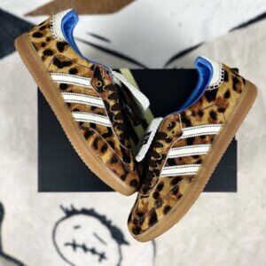 Adidas x Wales Bonner Samba Pony Leopard Print